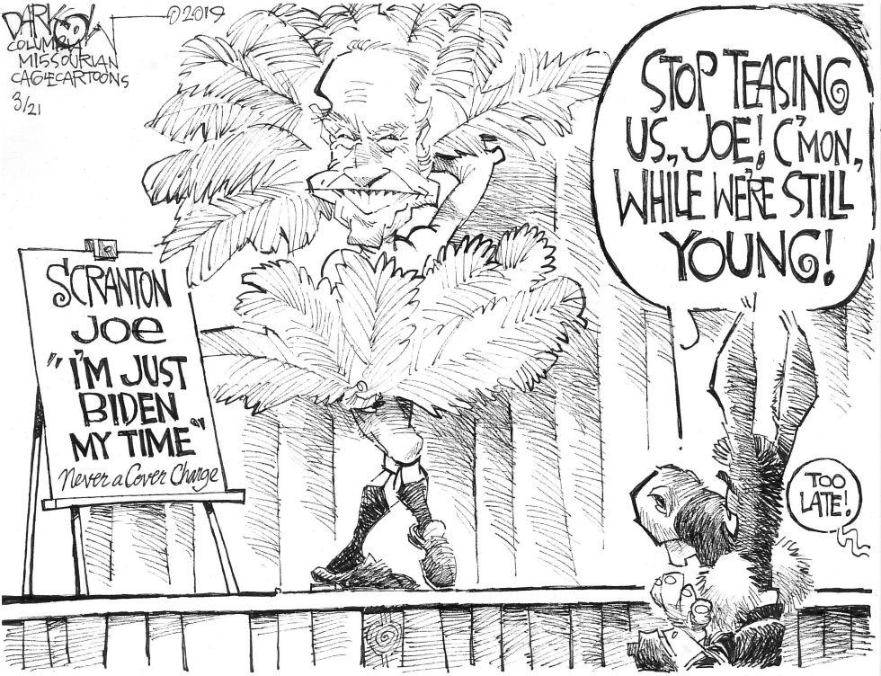 Joe Biden his time