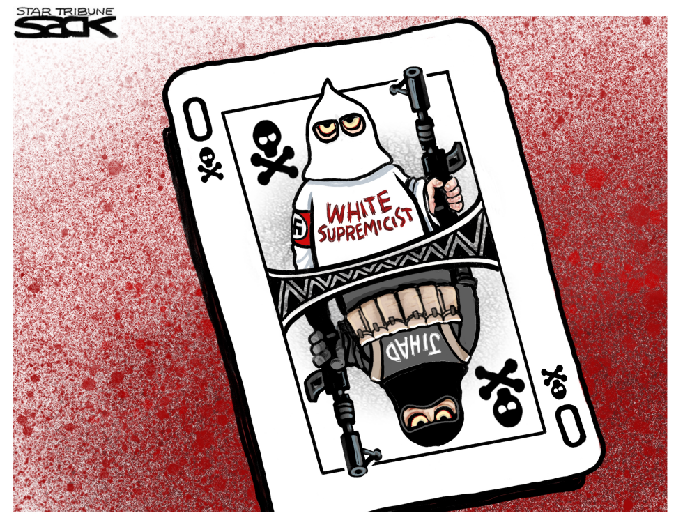 White Supremicist and Jihadi Card