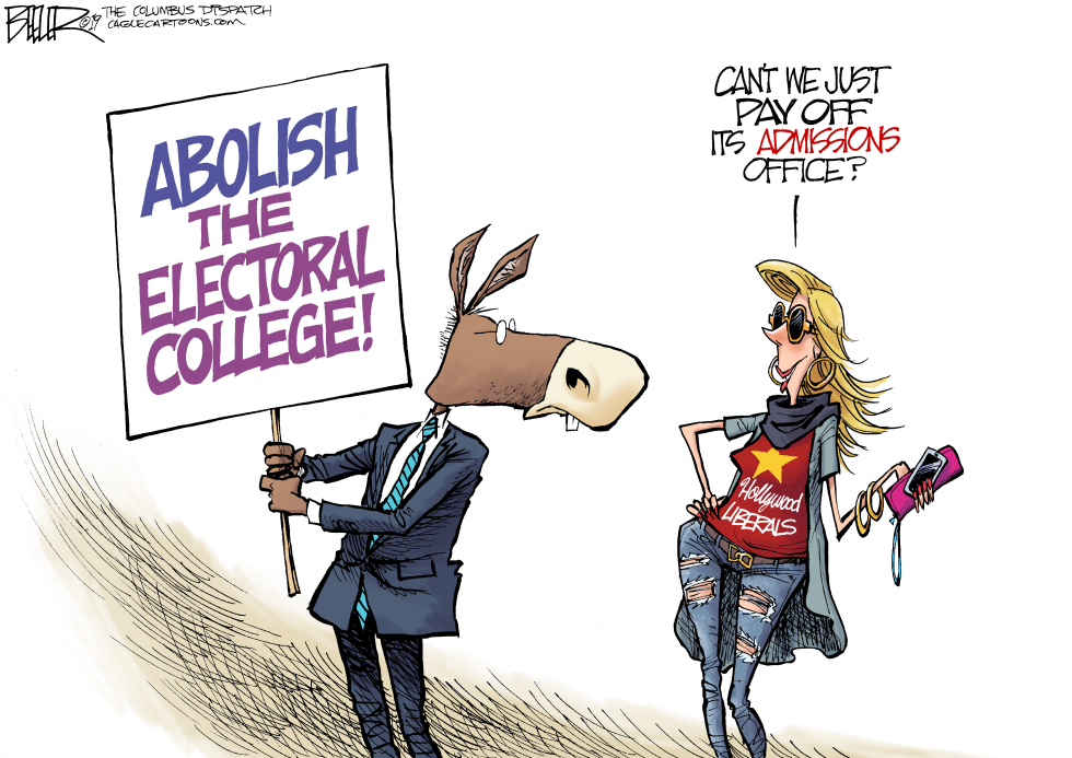  DEMS AND ELECTORAL COLLEGE by Nate Beeler