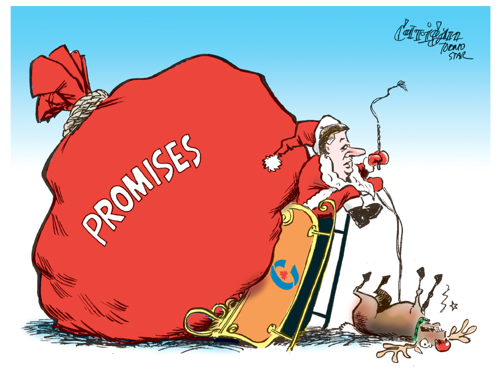 Harper over loaded with promises