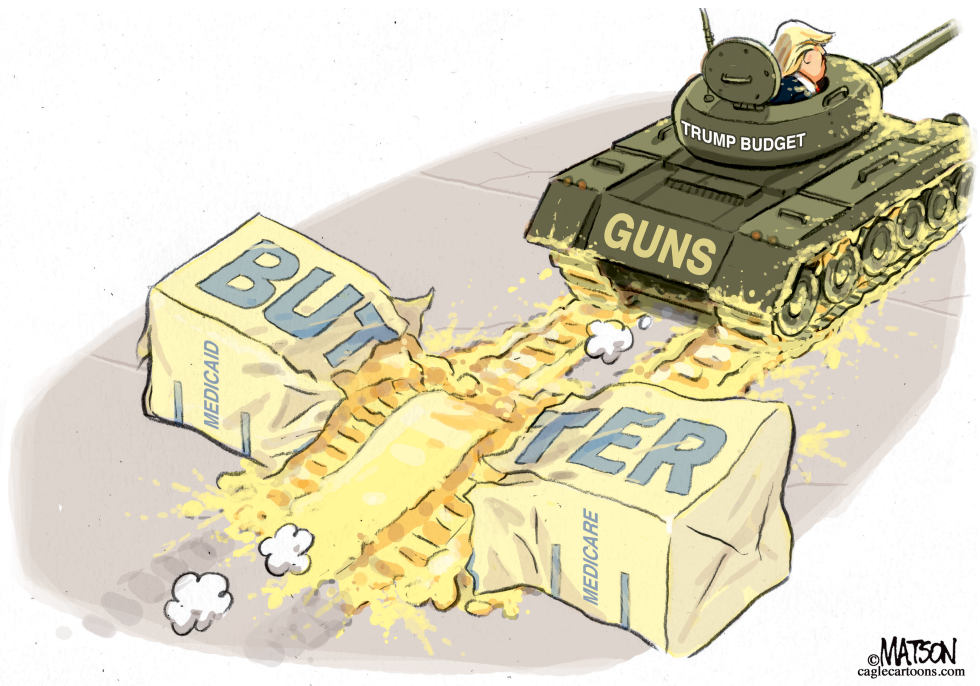 Guns and Butter Trump Budget