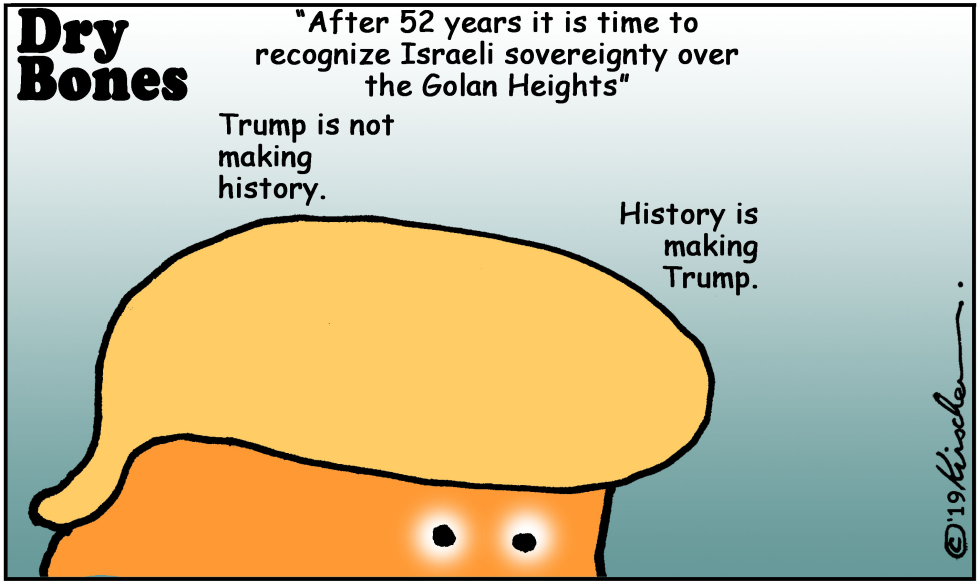 Trump on Israeli Golan Heights