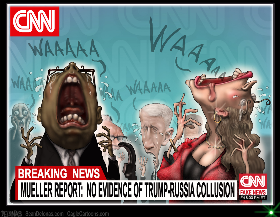  MUELLER REPORT AND CNN by Sean Delonas