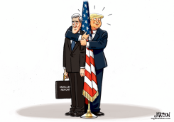 TRUMP EMBRACES MUELLER by R.J. Matson