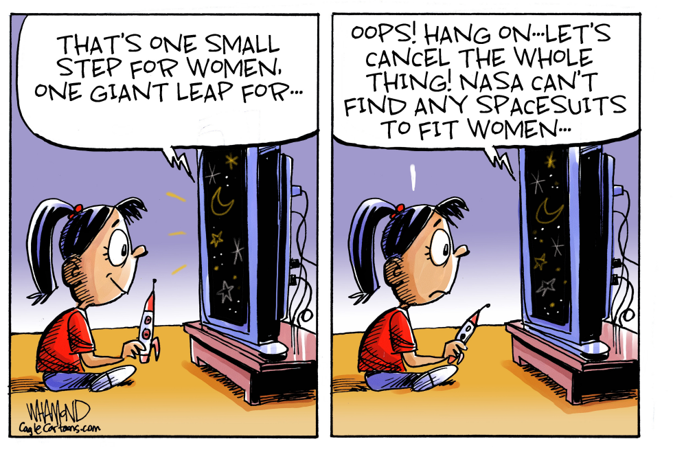 One small step for women