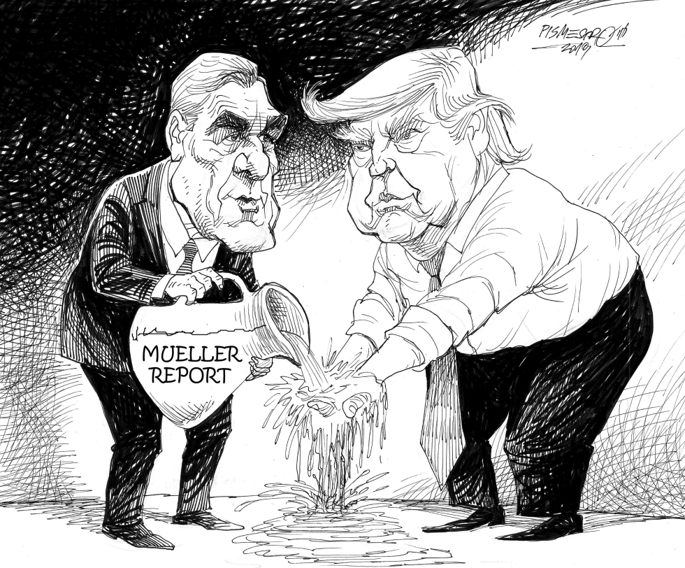 Trump Washes His Hands of Mueller