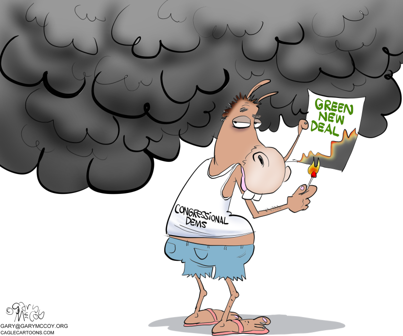 Burning Green New Deal