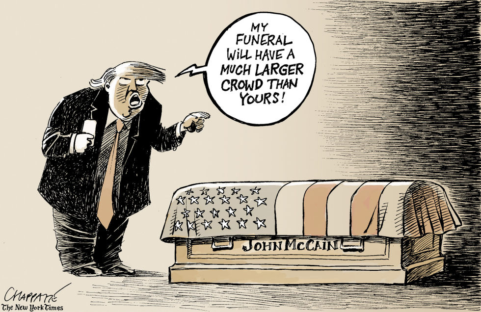  TRUMP’S MCCAIN OBSESSION by Patrick Chappatte