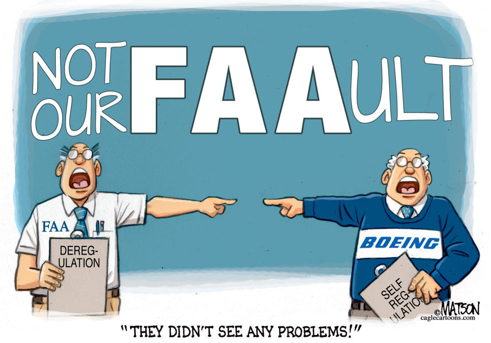  FAA AND BOEING SHARE BLAMELESSNESS by RJ Matson