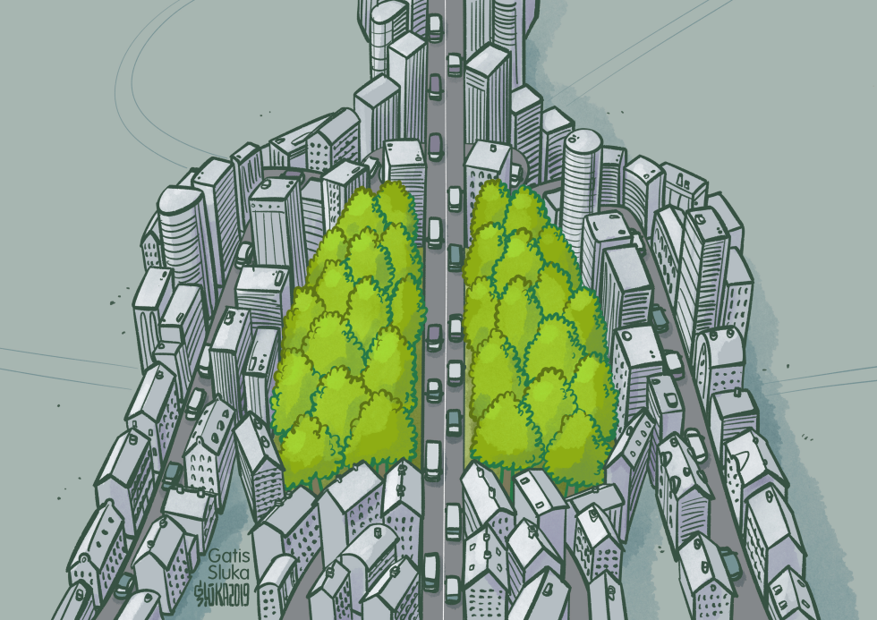  LUNGS OF THE CITY by Gatis Sluka