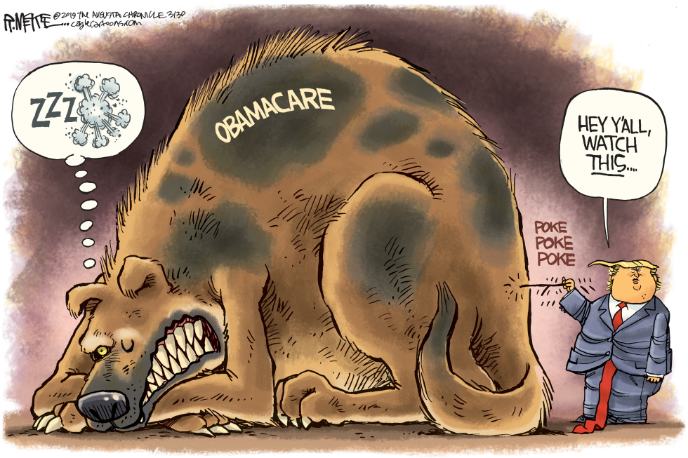 Trump Pokes Obamacare