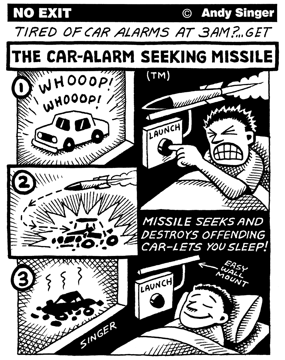 Car Alarm Seeking Missile