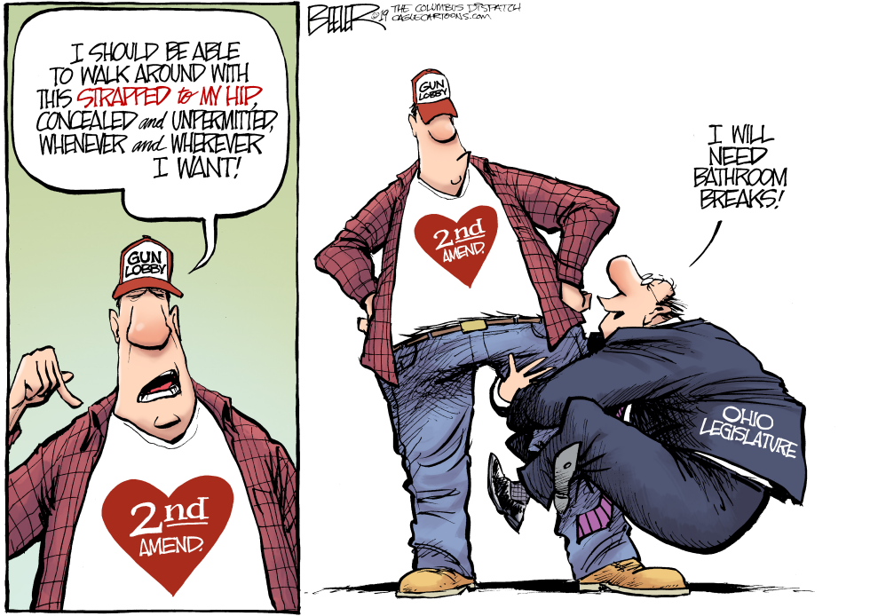  LOCAL OH GUN BUDDIES by Nate Beeler