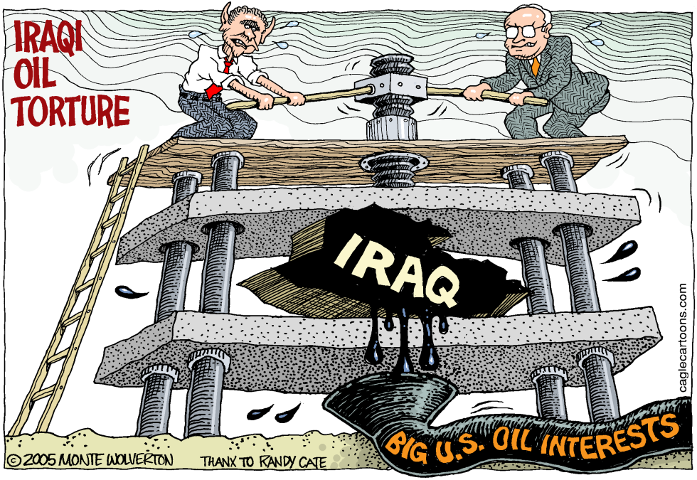 Iraqi Oil Torture COLOR