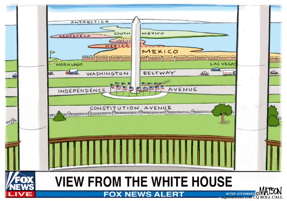  FOX NEWS WHITE HOUSE VIEW OF THREE MEXICAN COUNTRIES by RJ Matson