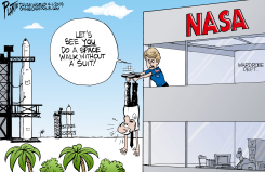 NASA FORGOT SOMETHING by Bruce Plante