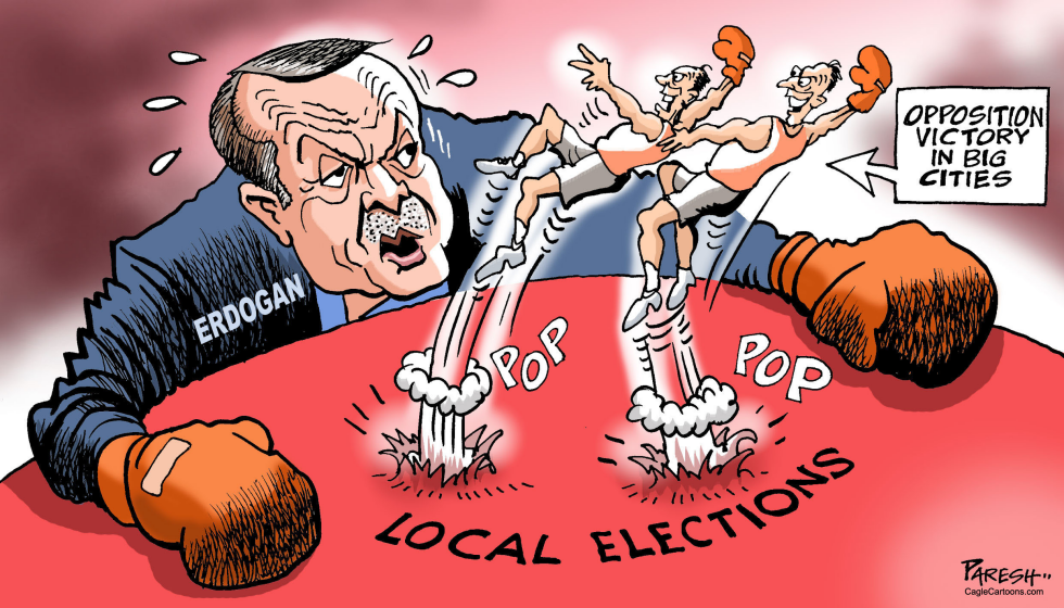  ERDOGAN POLL SETBACK by Paresh Nath