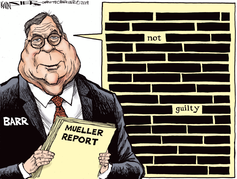  BARR'S COVERUP by Kevin Siers