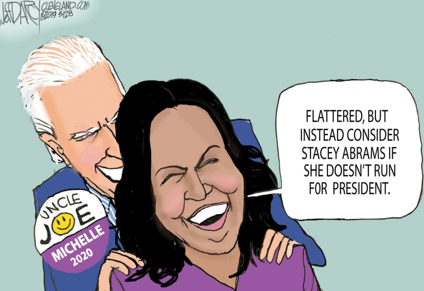 Biden and Stacey Abrams