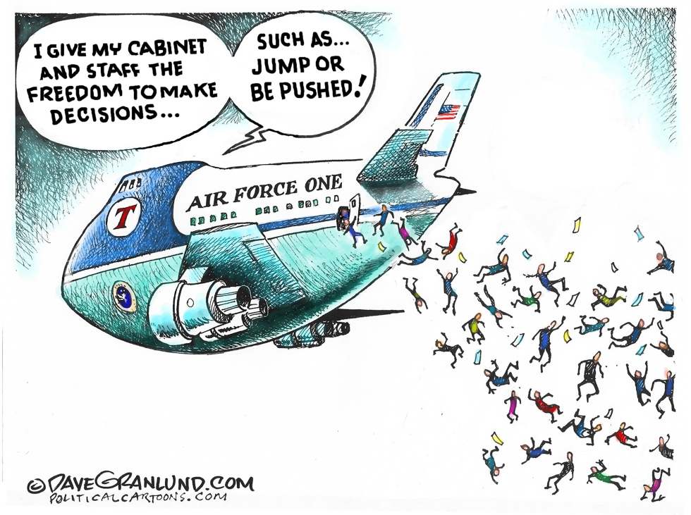 Trump cabinet and staff exits