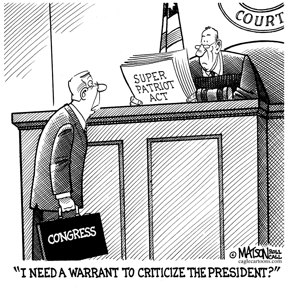  WARRANTED CRITICISM OF THE PRESIDENT by RJ Matson