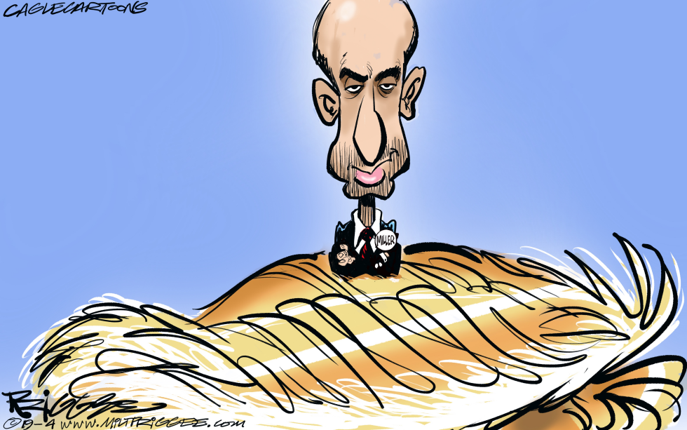  STEPHEN MILLER by Milt Priggee