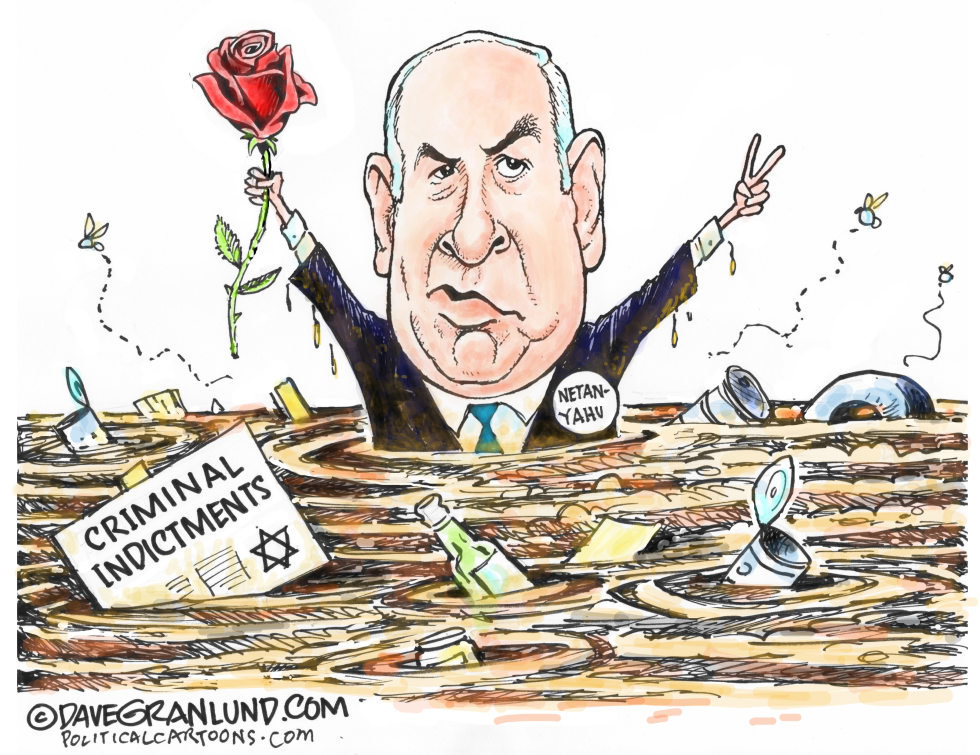  NETANYAHU WINS 5TH TERM by Dave Granlund