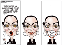 PELOSI AND AOC by Bill Day
