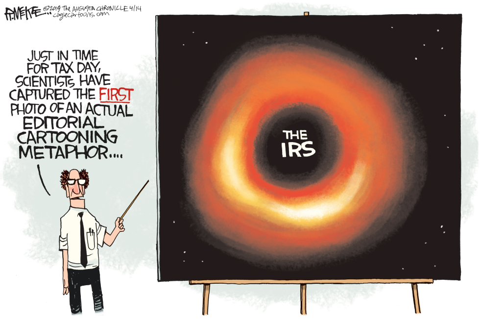  IRS BLACK HOLE by Rick McKee