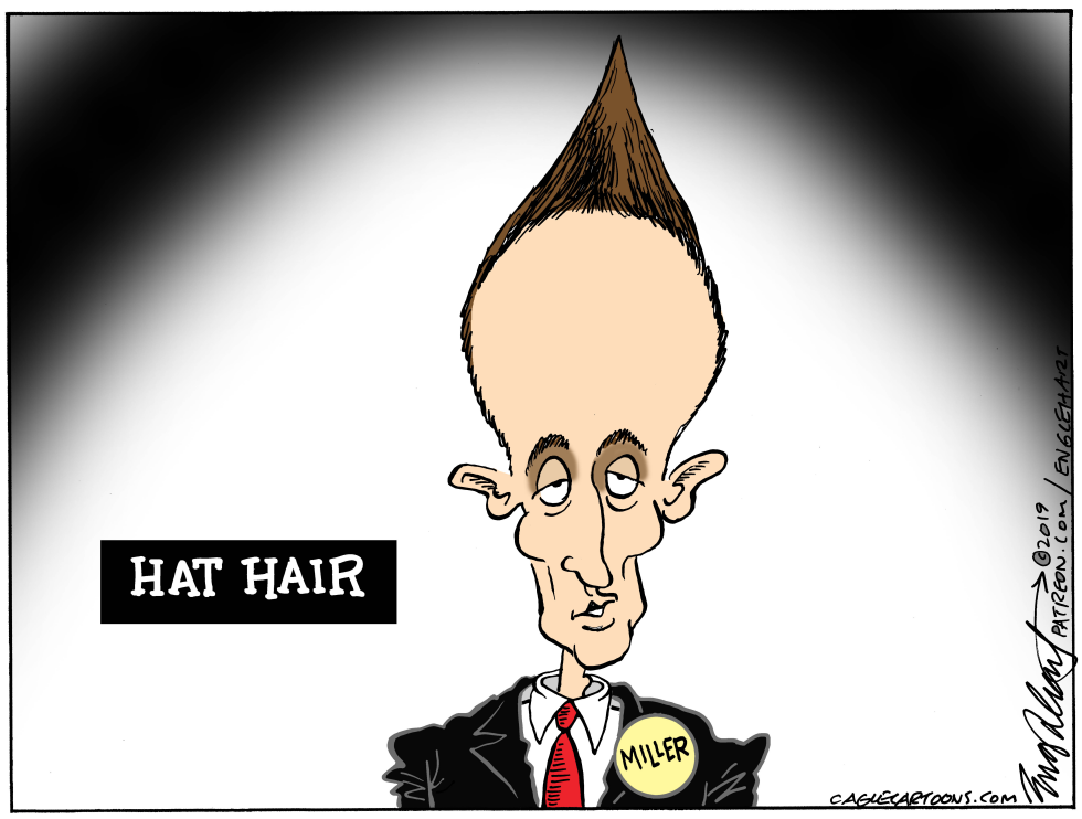  STEPHEN MILLER by Bob Englehart