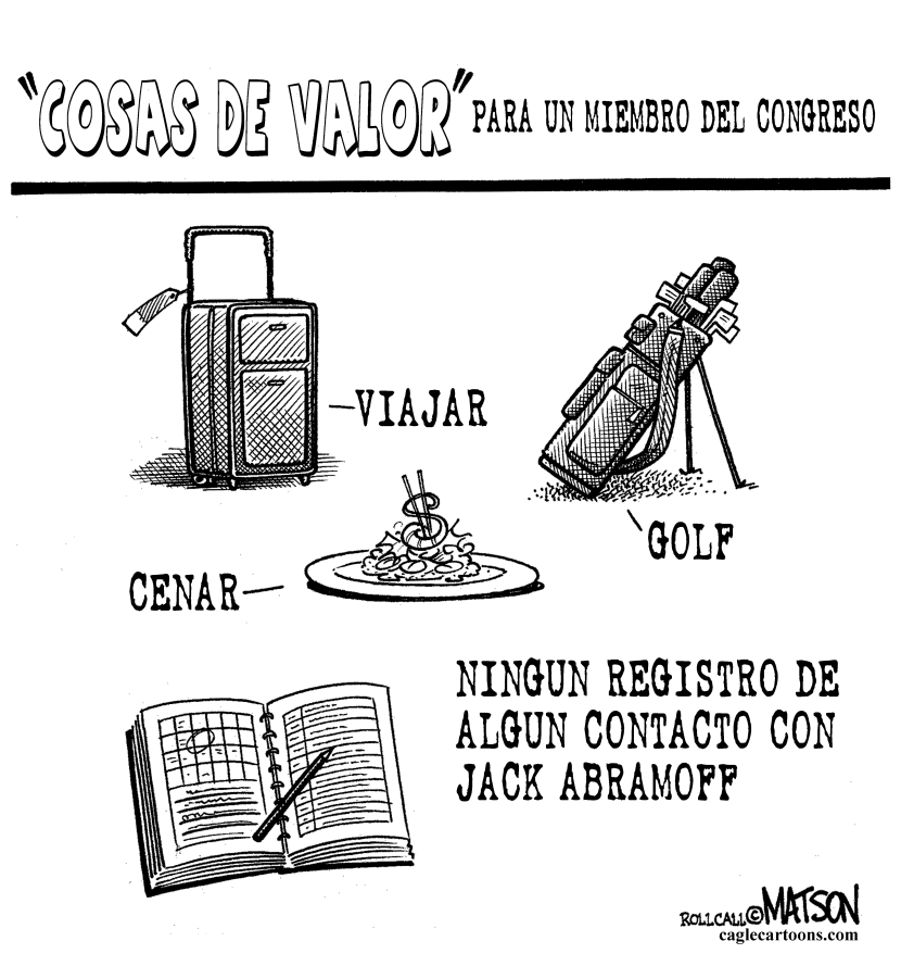 Cosas de valor para un congresista