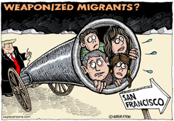 WEAPONIZED MIGRANTS by Monte Wolverton