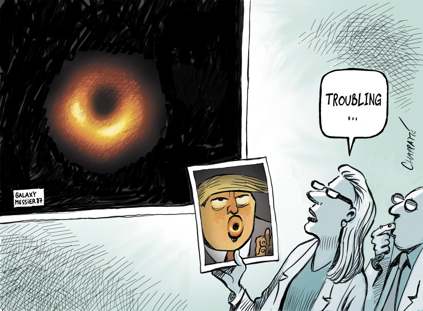 First picture of a black hole