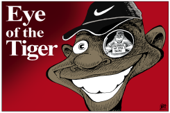 TIGER WOODS WINS THE MASTERS by Randy Bish