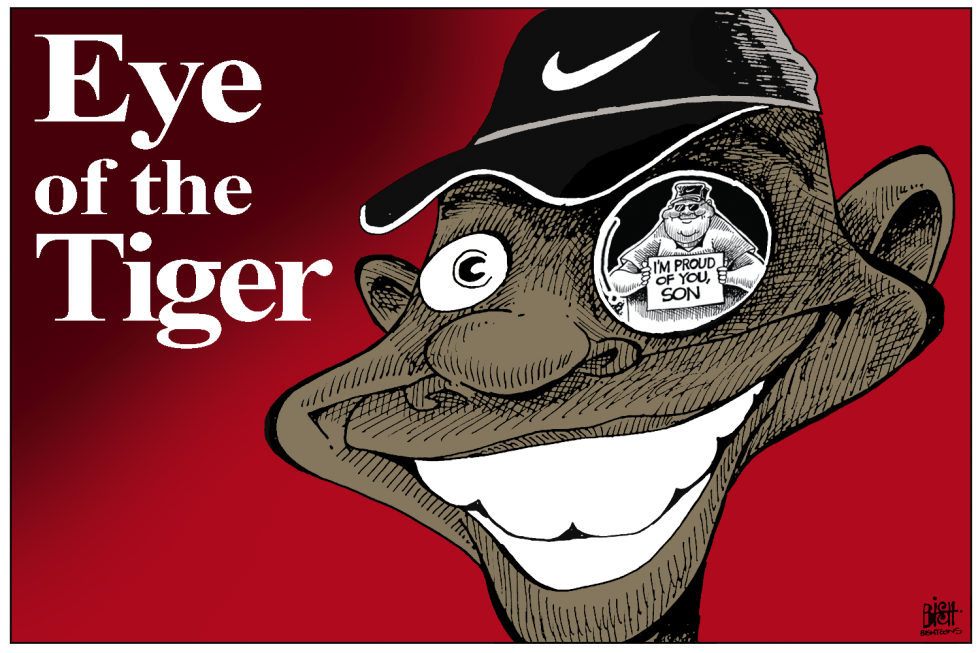 TIGER WOODS WINS THE MASTERS