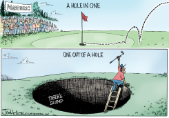 TIGER WOODS by Joe Heller