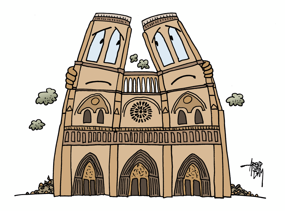 mourning NotreDame