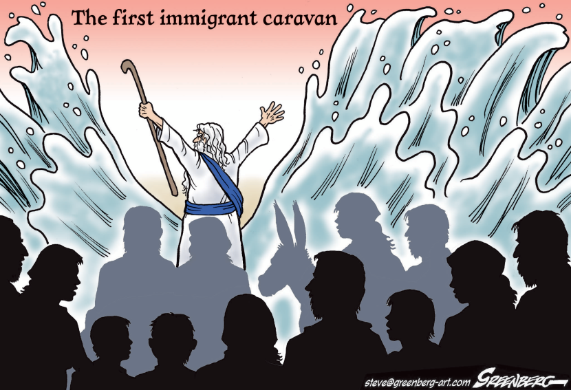 Passover migrant caravan