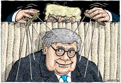 TRUMP AND BARR by Monte Wolverton