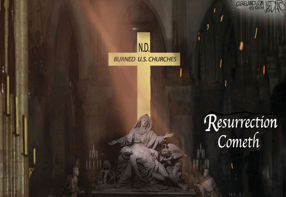 Notre Dame and US Church Burnings