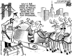 SANTAS CARPOOL by Jeff Parker