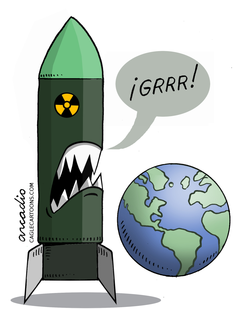 Armas y planeta Tierra son incompatibles
