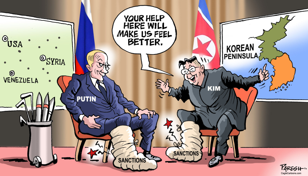  KIM-PUTIN SUMMIT by Paresh Nath