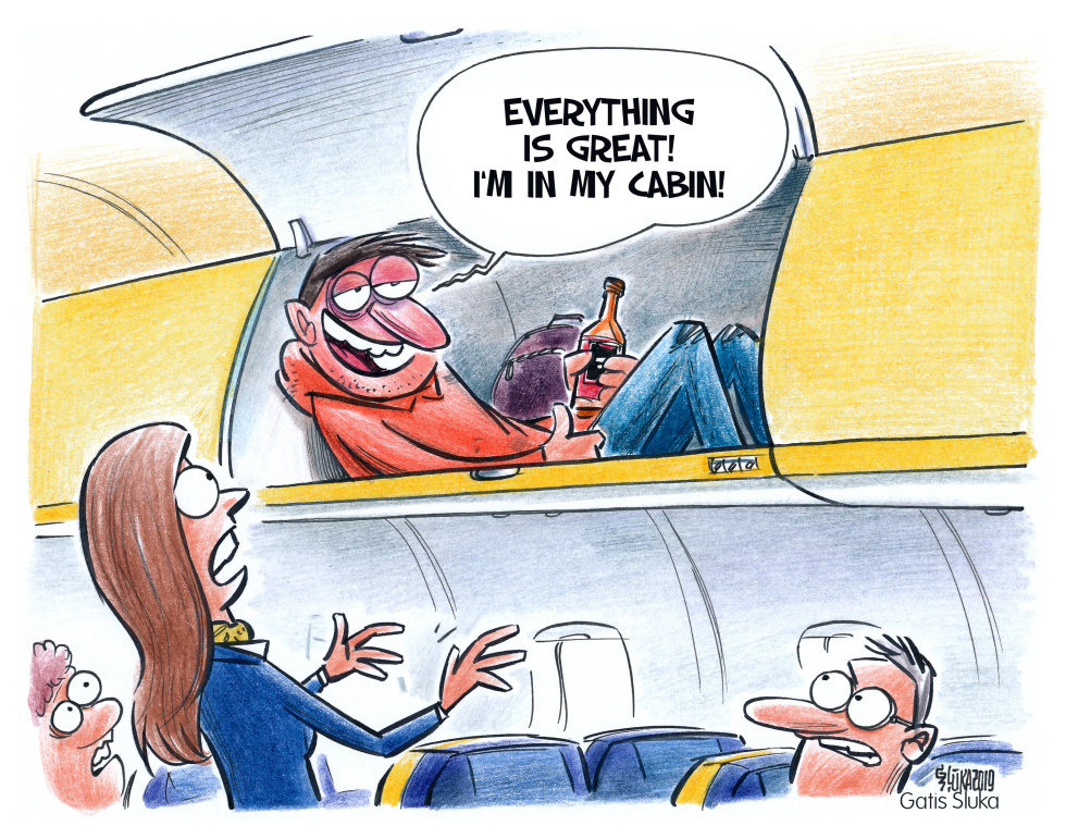 Drunk passenger