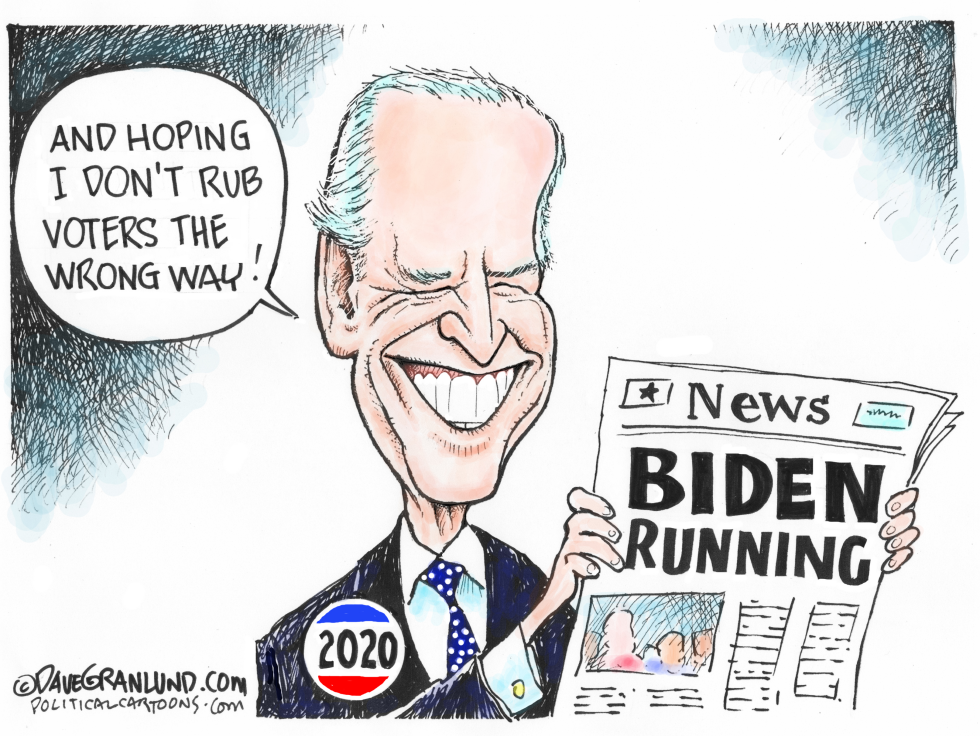  BIDEN RUNNING 2020 by Dave Granlund