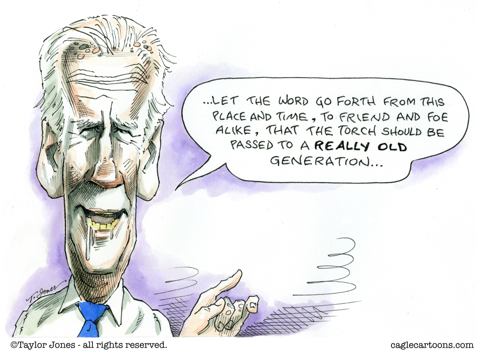  ANCIENT JOE BIDEN by Taylor Jones