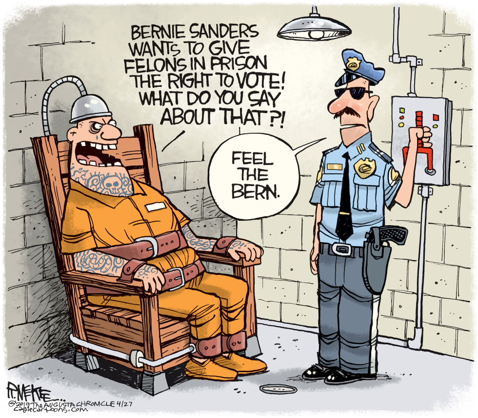 Bernie Felons Vote