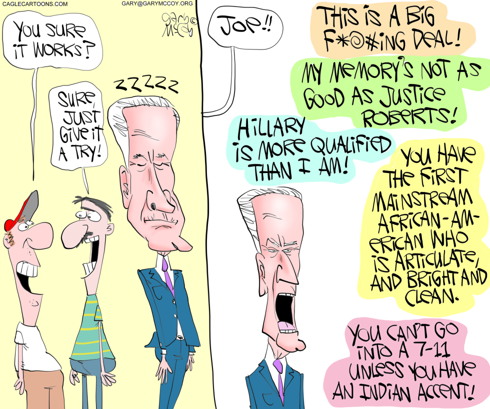  BIDEN'S PAST WORDS by Gary McCoy