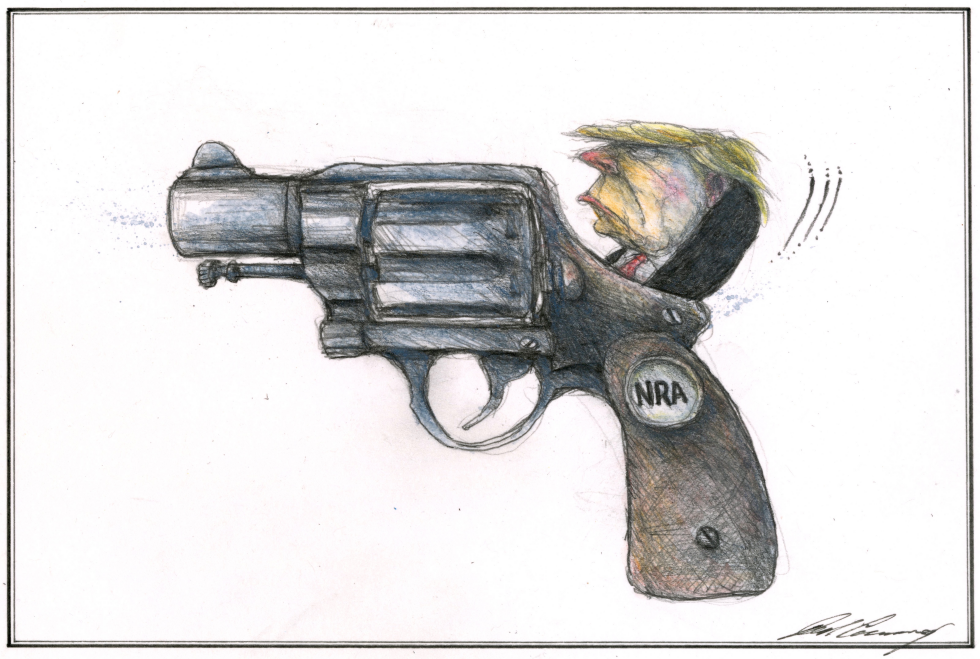  TRUMP ADDRESSES NRA by Dale Cummings