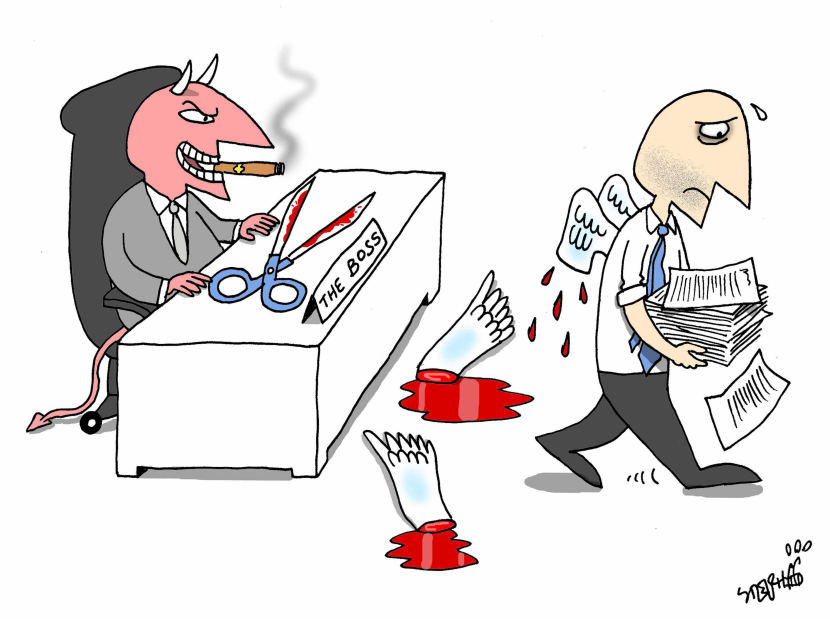 The psychopath Boss